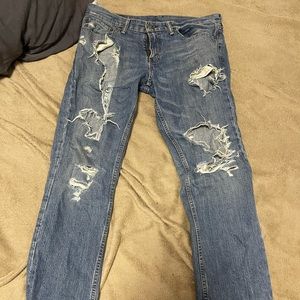 Ripped Levi’s Jeans